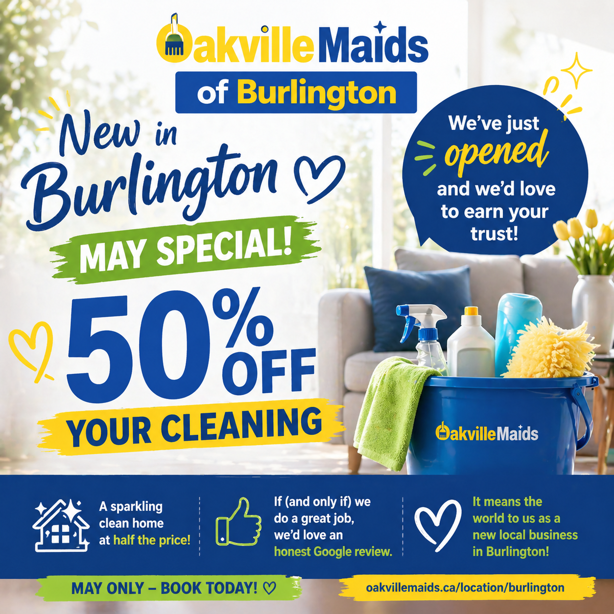 50% Off House Cleaning